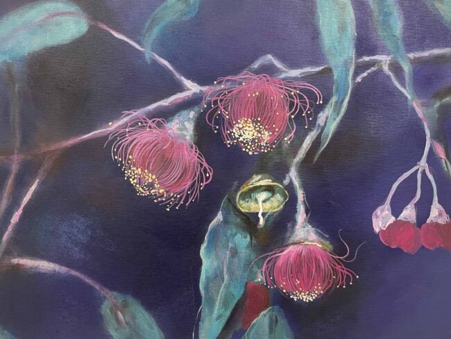 Jarmila Marčišová – Eukalyptus, akryl