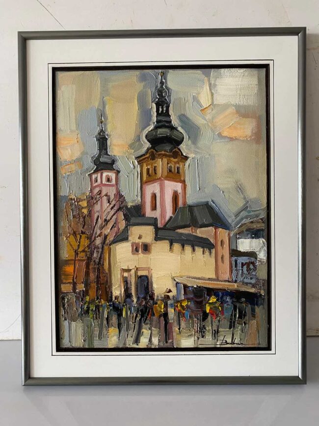 Mykola Bodnar – Banská Bystrica I, olej