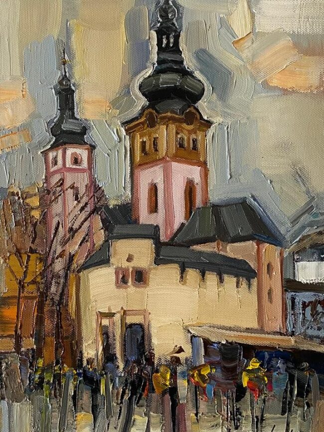 Mykola Bodnar – Banská Bystrica I, olej