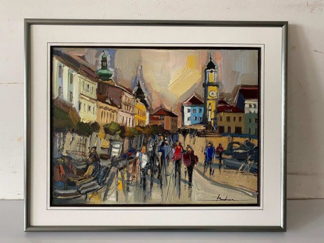 Mykola Bodnar – Banská Bystrica II, olej