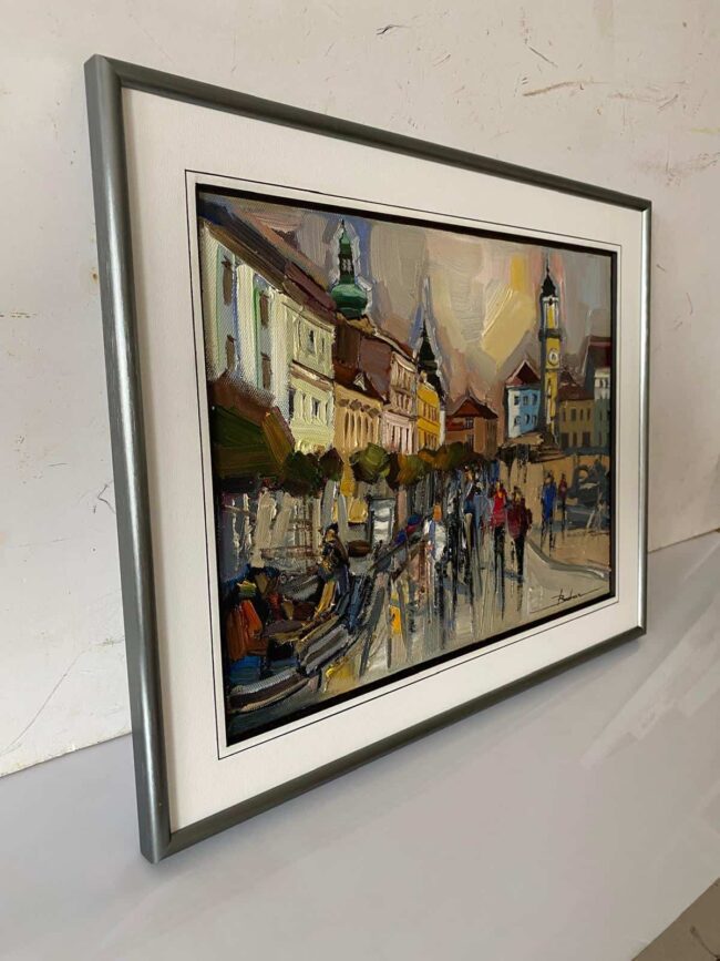Mykola Bodnar – Banská Bystrica II, olej