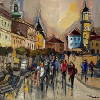 Mykola Bodnar – Banská Bystrica II, olej