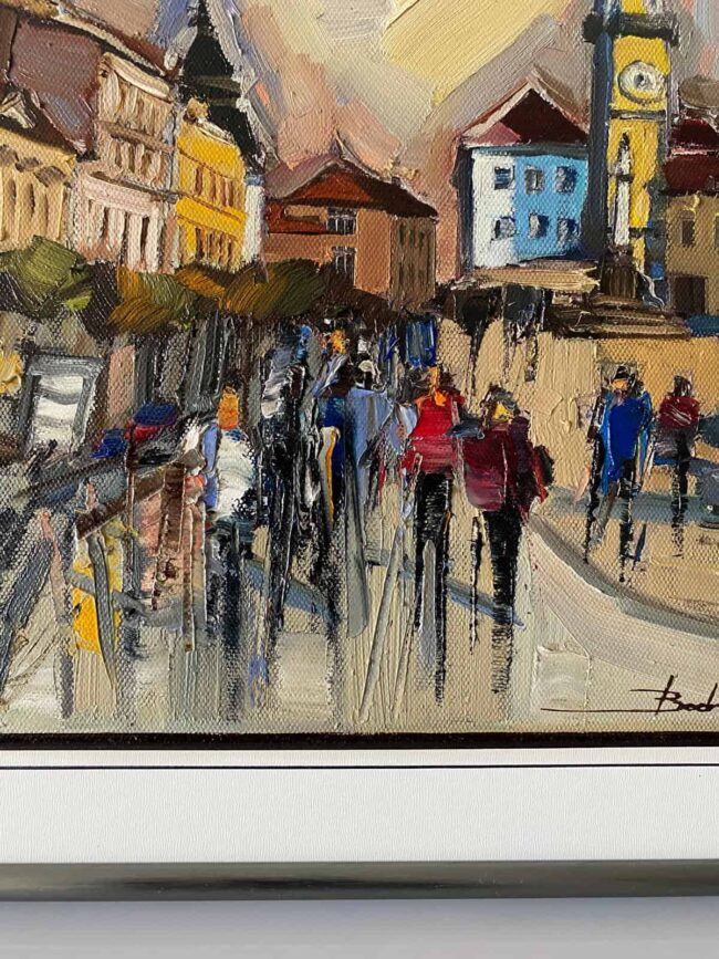 Mykola Bodnar – Banská Bystrica II, olej