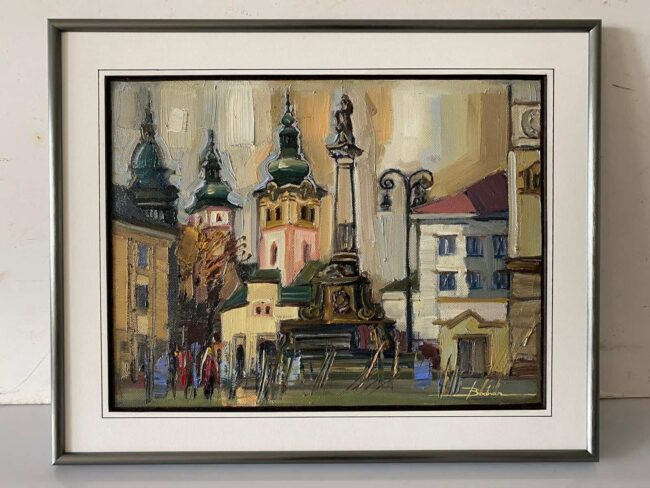Mykola Bodnar – Banská Bystrica III, olej