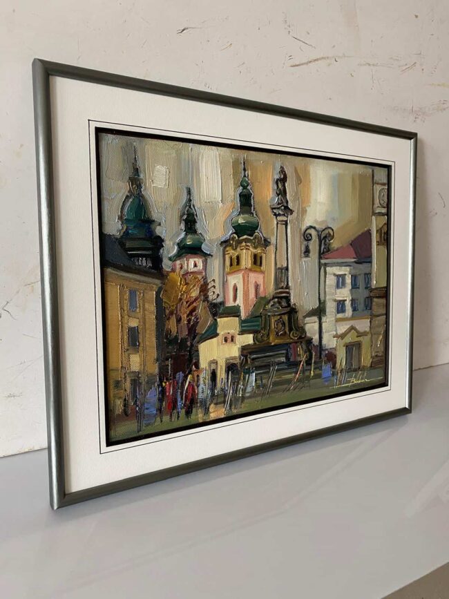 Mykola Bodnar – Banská Bystrica III, olej