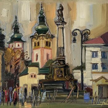 Mykola Bodnar – Banská Bystrica III, olej