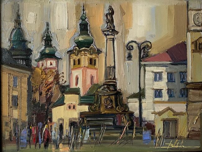 Mykola Bodnar – Banská Bystrica III, olej