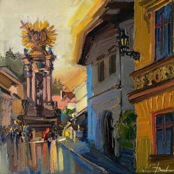 Mykola Bodnar – Banská Štiavnica, olej