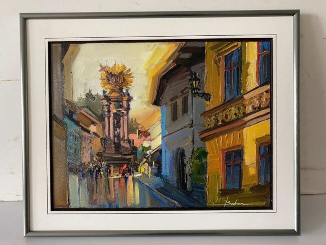 Mykola Bodnar – Banská Štiavnica, olej