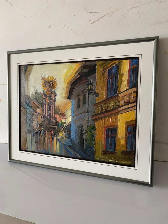 Mykola Bodnar – Banská Štiavnica, olej