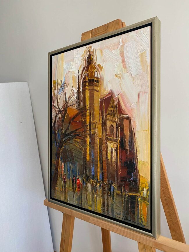 Mykola Bodnar – Košice I, olej na plátně