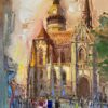 Mykola Bodnar – Košice III, olej na plátně