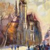Mykola Bodnar – Košice IV, olej na plátně