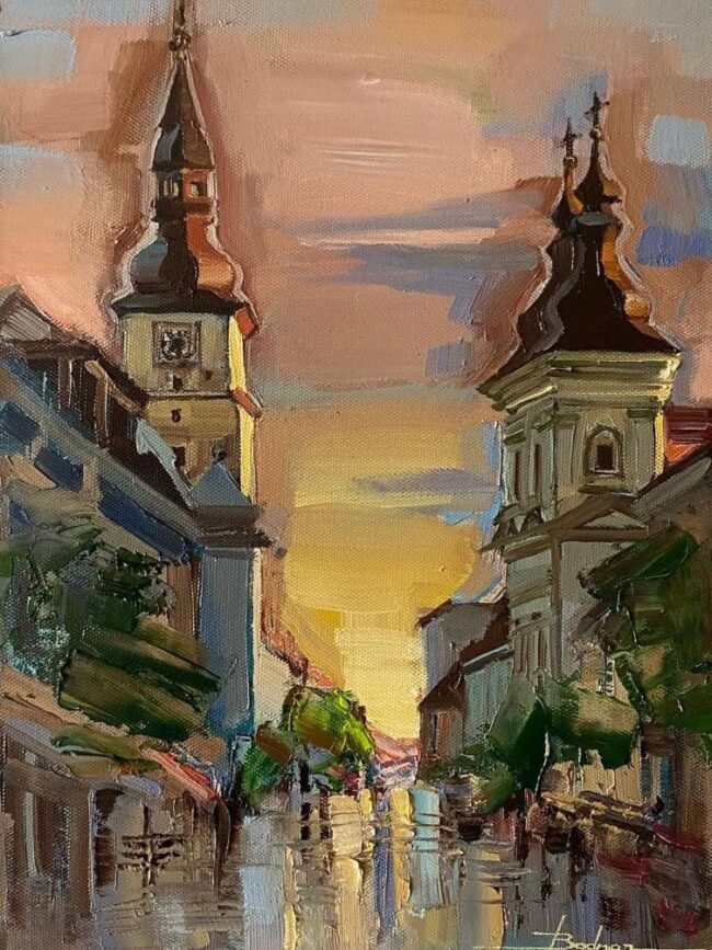Mykola Bodnar – Trnava, olej