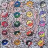 Natália Junasová – Fruit Loops, akryl, obraz na stěnu