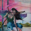 Paulína Halasová – Amor – Cupid, kombinovaná technika