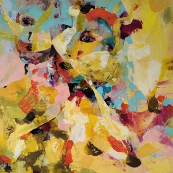 Andrea Ribovičová – Ztraceni v barvách, akryl