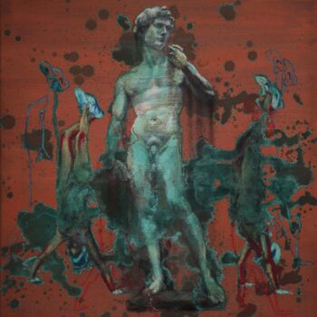 Roman Ďurček – David, kombinovaná technika