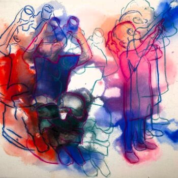 Roman Ďurček – Dětská kompozice I, kombinovaná technika