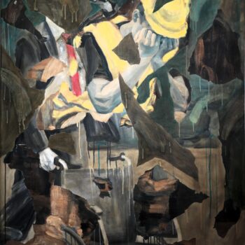 Roman Ďurček – Disharmonie I, akryl na plátně