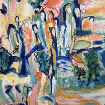 Karin Mikulášová – Láska, akryl