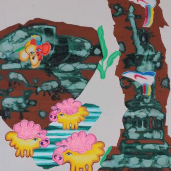 Roman Ďurček – Paralelní místa, kombinovaná technika