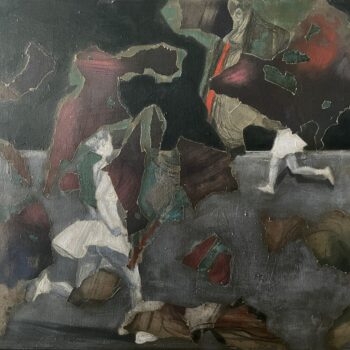 Roman Ďurček – Souboj II, kombinovaná technika