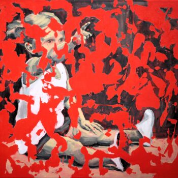 Roman Ďurček – Upřímnost, akryl na plátně