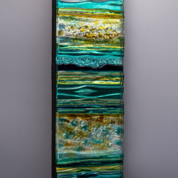 Stephanie Else –⁠⁠⁠⁠⁠⁠ Jarní příliv, skleněný panel