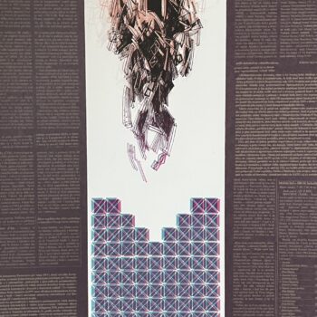 Lýdia Jergušová-Vydarená – Informace IV, sítotisk